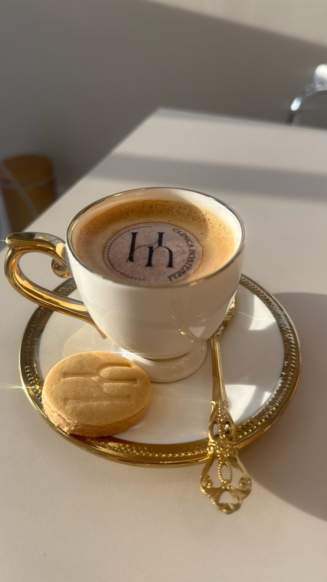Café de boas-vindas
